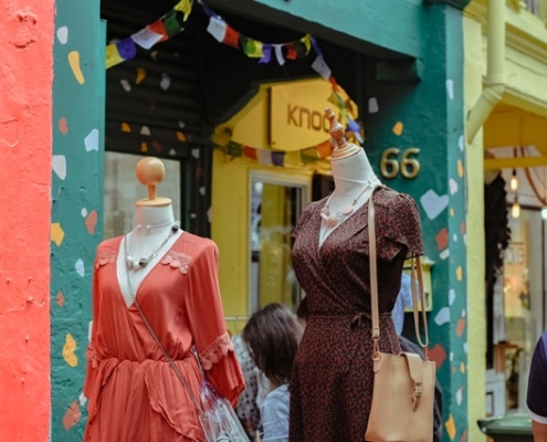 Second hand clothes shop